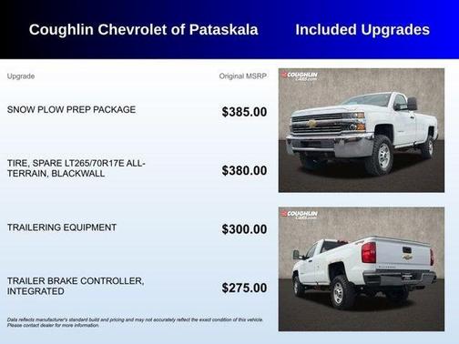 Summit White 2018 Chevrolet Silverado 2500 WT