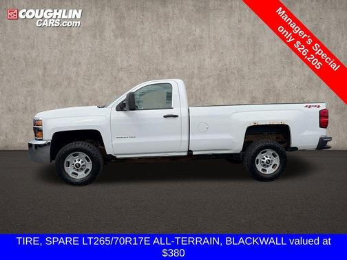 Summit White 2018 Chevrolet Silverado 2500 WT