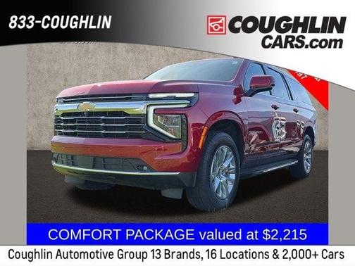 Radiant Red 2025 Chevrolet Suburban LT