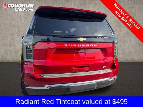Radiant Red 2025 Chevrolet Suburban LT