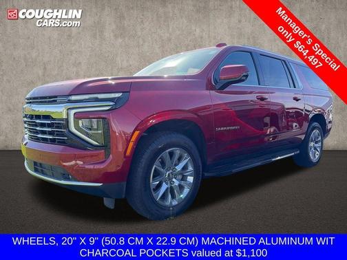Radiant Red 2025 Chevrolet Suburban LT