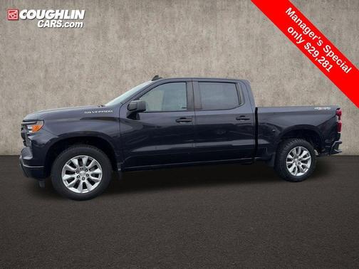 Dark Ash Metallic 2023 Chevrolet Silverado 1500 Custom
