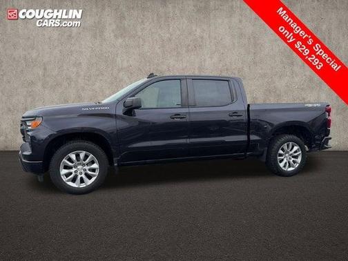 Dark Ash Metallic 2023 Chevrolet Silverado 1500 Custom