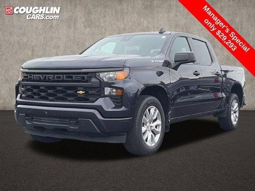 Dark Ash Metallic 2023 Chevrolet Silverado 1500 Custom