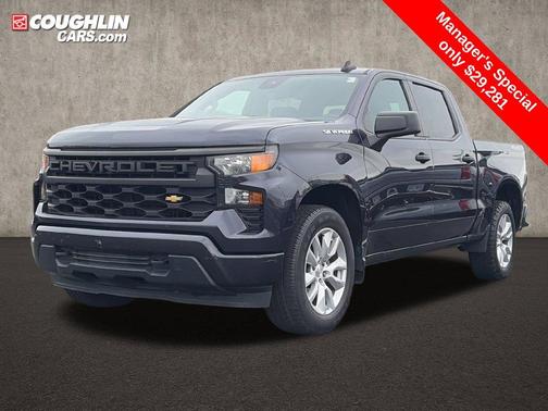 Dark Ash Metallic 2023 Chevrolet Silverado 1500 Custom