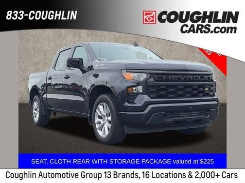 Dark Ash Metallic 2023 Chevrolet Silverado 1500 Custom
