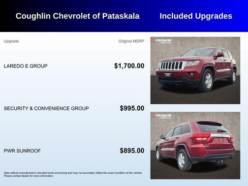 Deep Cherry Red Crystal Pearlcoat 2013 Jeep Grand Cherokee Laredo