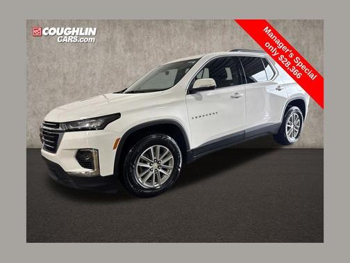 Summit White 2023 Chevrolet Traverse LT Cloth