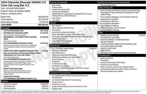2024 Chevrolet Silverado 3500 LTZ