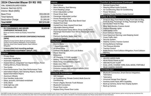 2024 Chevrolet Blazer EV RS