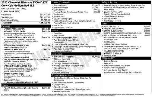 2022 Chevrolet Silverado 2500 LTZ
