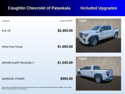 White Frost Tri-Coat 2022 GMC Sierra 1500 Limited Denali