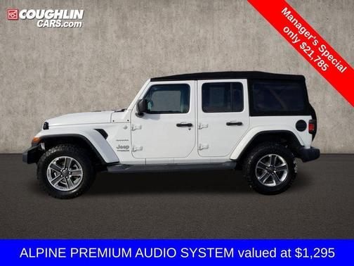 Bright White Clearcoat 2018 Jeep Wrangler Unlimited Sahara