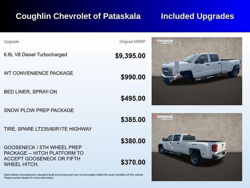 Summit White 2018 Chevrolet Silverado 3500 WT