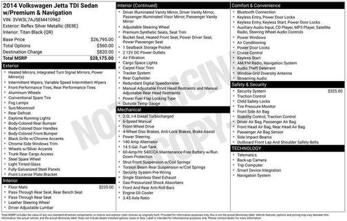 2014 Volkswagen Jetta TDI