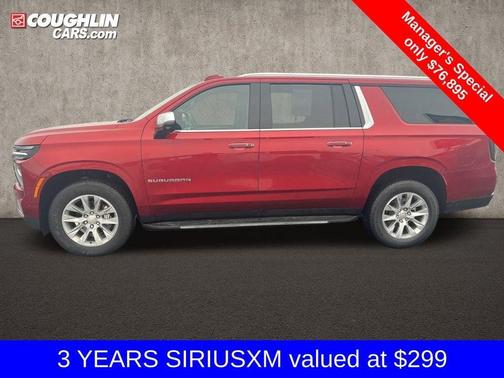 Radiant Red 2025 Chevrolet Suburban Premier