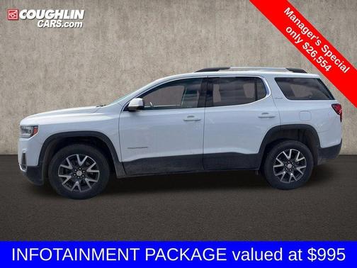 Summit White 2023 GMC Acadia SLE