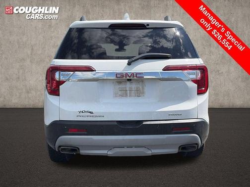 Summit White 2023 GMC Acadia SLE