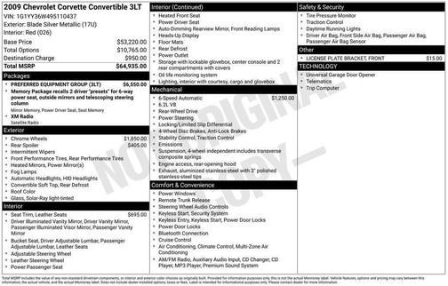 2009 Chevrolet Corvette 