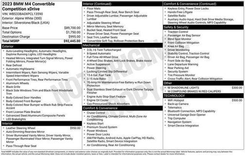 2023 BMW M4 Competition xDrive
