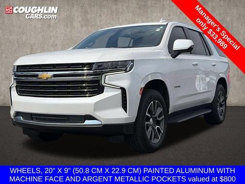 Iridescent Pearl Tricoat 2021 Chevrolet Tahoe LT