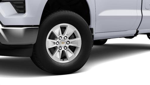 Summit White 2025 Chevrolet Silverado 1500 WT