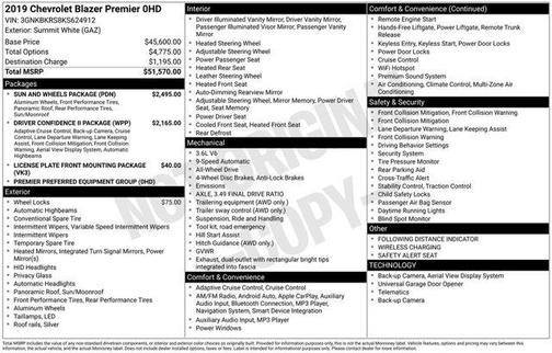 2019 Chevrolet Blazer Premier