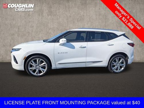 Summit White 2019 Chevrolet Blazer Premier