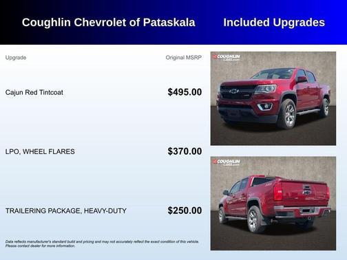 Cajun Red Tintcoat 2018 Chevrolet Colorado Z71