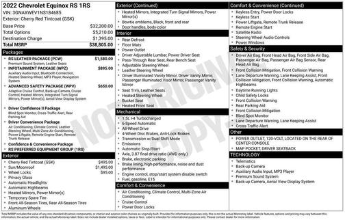 2022 Chevrolet Equinox RS