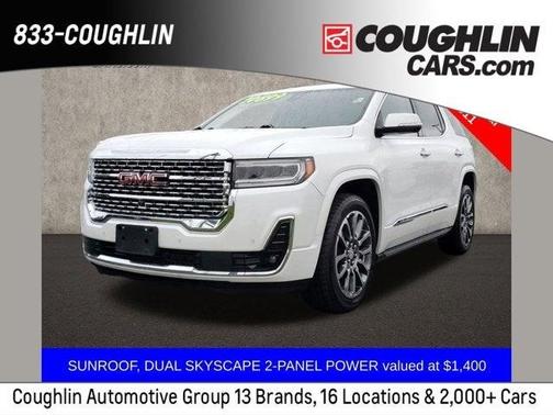 White Frost Tri-Coat 2020 GMC Acadia Denali