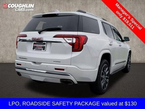White Frost Tri-Coat 2020 GMC Acadia Denali