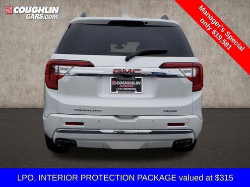 White Frost Tri-Coat 2020 GMC Acadia Denali