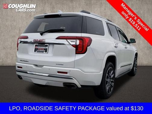 White Frost Tri-Coat 2020 GMC Acadia Denali