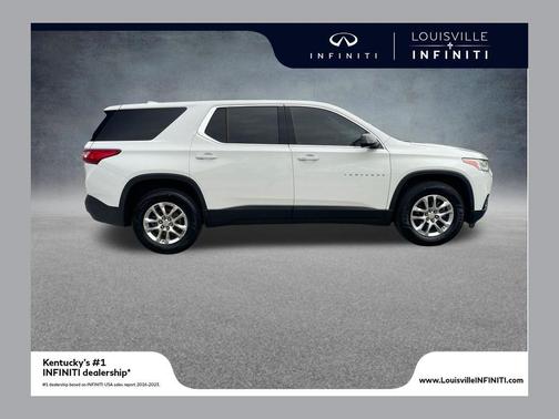 Summit White 2020 Chevrolet Traverse LS
