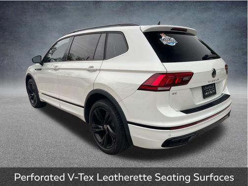 Opal White Pearl 2023 Volkswagen Tiguan 2.0T SE R-Line Black 4MOTION