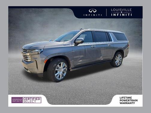 Satin Steel Metallic 2021 Chevrolet Suburban 4WD High Country