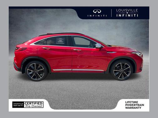 Dynamic Sunstone Red 2023 INFINITI QX55 SENSORY
