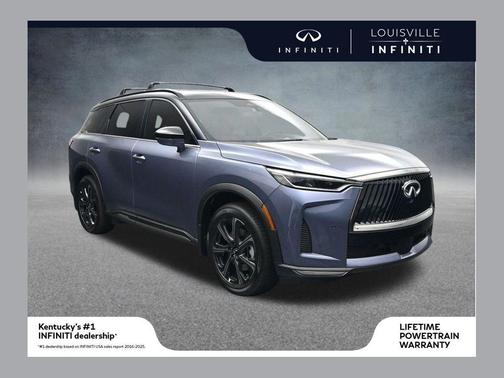 Moonbow Blue/Black Obsidian 2026 INFINITI QX60 AUTOGRAPH