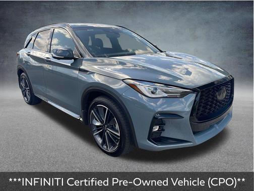 Slate Gray 2025 INFINITI QX50 Sport AWD