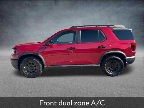 Radiant Red Metallic II 2026 Honda Passport AWD TrailSport Blackout