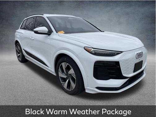 Glacier White Metallic 2025 Audi Q6 e-tron Prestige quattro