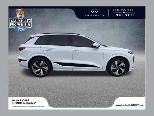 Glacier White Metallic 2025 Audi Q6 e-tron Prestige quattro