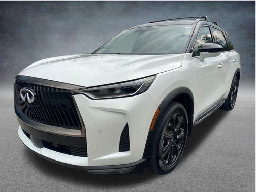 Radiant White/Black Obsidian 2027 INFINITI QX60 AUTOGRAPH