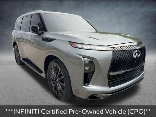 Dynamic Metal/Black Obsidian 2025 INFINITI QX80 AUTOGRAPH AWD