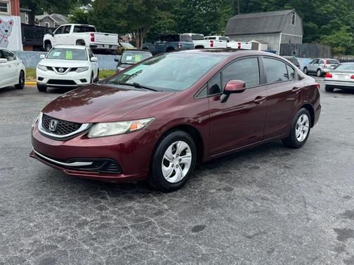 Maroon Or Burgundy 2013 Honda Civic LX