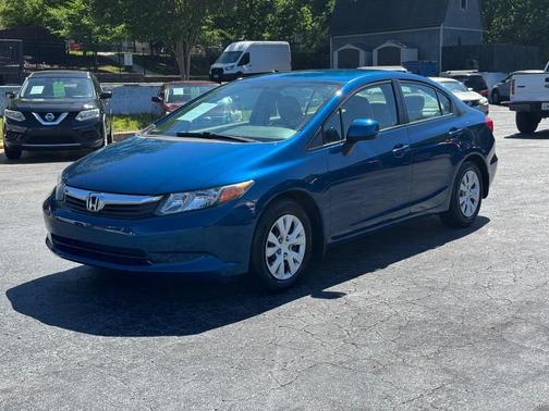 Blue 2012 Honda Civic LX