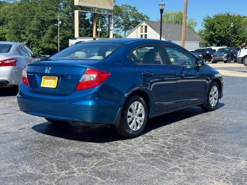 Blue 2012 Honda Civic LX