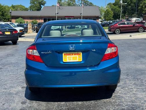 Blue 2012 Honda Civic LX