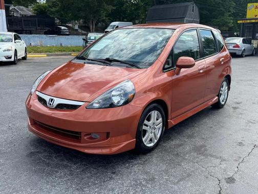 Blaze Orange Metallic 2007 Honda Fit Sport